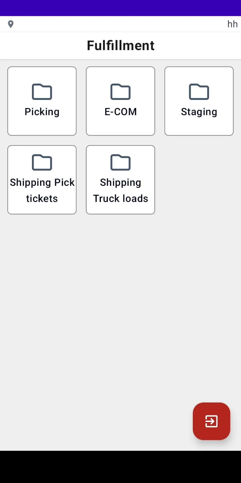 LogisticaHQ WMS Fulfillment module — Picking, E-COM, Staging, Shipping Pick tickets, Shipping Truck loads