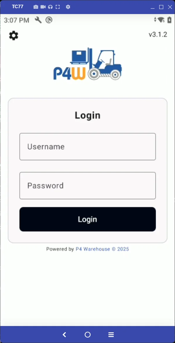 LogisticaHQ mobile app dashboard